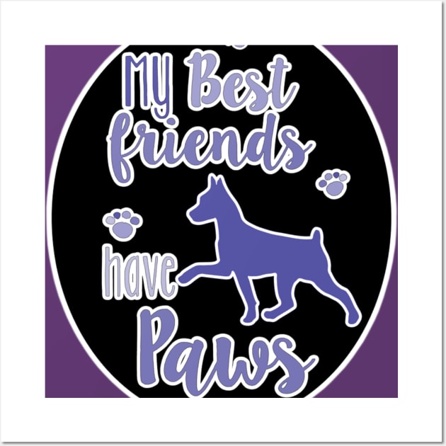 Miniature Pinscher Wall Art by PB&J Designs